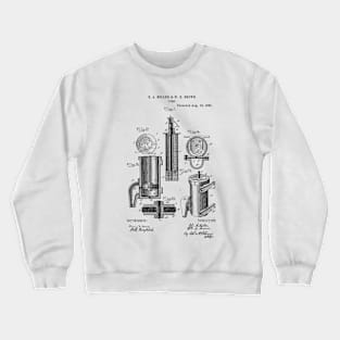 pump Vintage Patent Hand Drawing Crewneck Sweatshirt